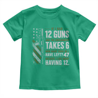 If I Had 12 Guns and The Government Math Second Amendment Toddler T Shirt