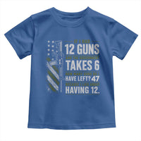 If I Had 12 Guns and The Government Math Second Amendment Toddler T Shirt