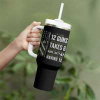 If I Had 12 Guns and The Government Math Second Amendment Tumbler With Handle