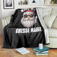 Funny Santa Jokes Throw Blanket Mike Who Chesse Hairy Inappropriate Adult Humor Christmas - Wonder Print Shop