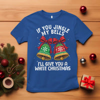Jingle Bell Christmas T Shirt Funny Naughty White Elephant Gag Gift Exchange - Wonder Print Shop
