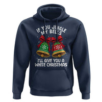 Jingle Bell Christmas Hoodie Funny Naughty White Elephant Gag Gift Exchange - Wonder Print Shop