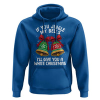 Jingle Bell Christmas Hoodie Funny Naughty White Elephant Gag Gift Exchange - Wonder Print Shop