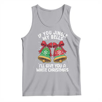 Jingle Bell Christmas Tank Top Funny Naughty White Elephant Gag Gift Exchange - Wonder Print Shop