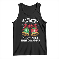 Jingle Bell Christmas Tank Top Funny Naughty White Elephant Gag Gift Exchange - Wonder Print Shop