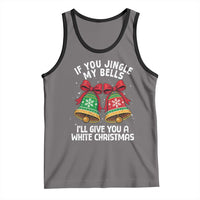 Jingle Bell Christmas Tank Top Funny Naughty White Elephant Gag Gift Exchange - Wonder Print Shop