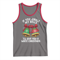 Jingle Bell Christmas Tank Top Funny Naughty White Elephant Gag Gift Exchange - Wonder Print Shop