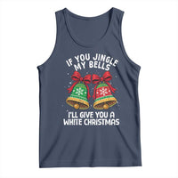 Jingle Bell Christmas Tank Top Funny Naughty White Elephant Gag Gift Exchange - Wonder Print Shop