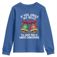 Jingle Bell Christmas Youth Sweatshirt Funny Naughty White Elephant Gag Gift Exchange - Wonder Print Shop