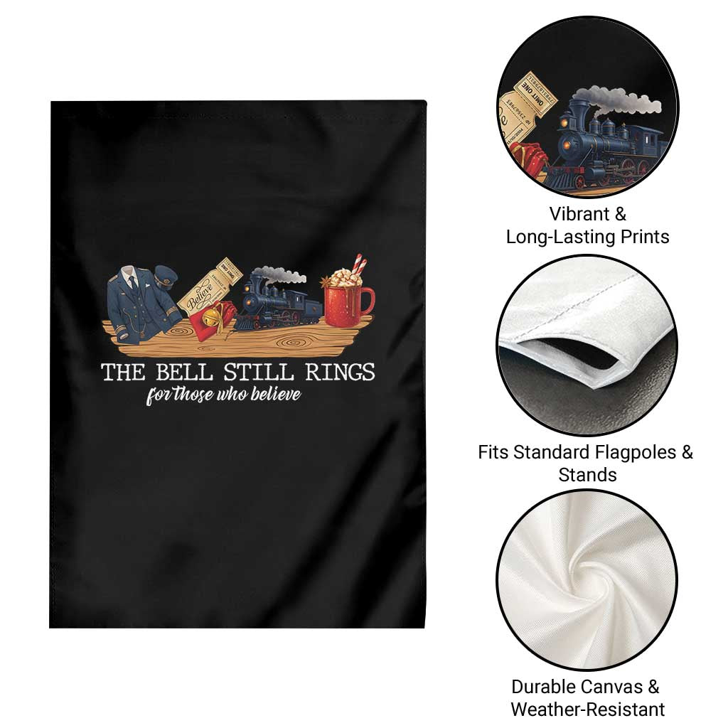 Believe Polar Express Garden Flag The Bell Still Rings For Those Who Still Truly Believe - Wonder Print Shop