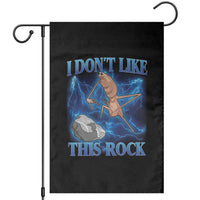 Marcus The Worm Meme Garden Flag I Don't Like This Rock Bootleg - Wonder Print Shop