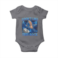 Marcus The Worm Meme Baby Onesie I Don't Like This Rock Bootleg - Wonder Print Shop