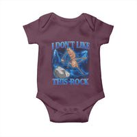 Marcus The Worm Meme Baby Onesie I Don't Like This Rock Bootleg - Wonder Print Shop