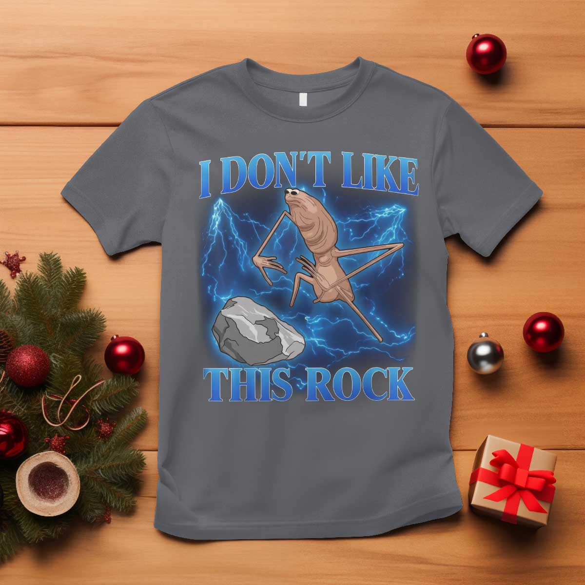 Marcus The Worm Meme T Shirt I Don't Like This Rock Bootleg - Wonder Print Shop