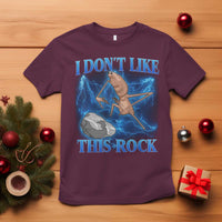 Marcus The Worm Meme T Shirt I Don't Like This Rock Bootleg - Wonder Print Shop