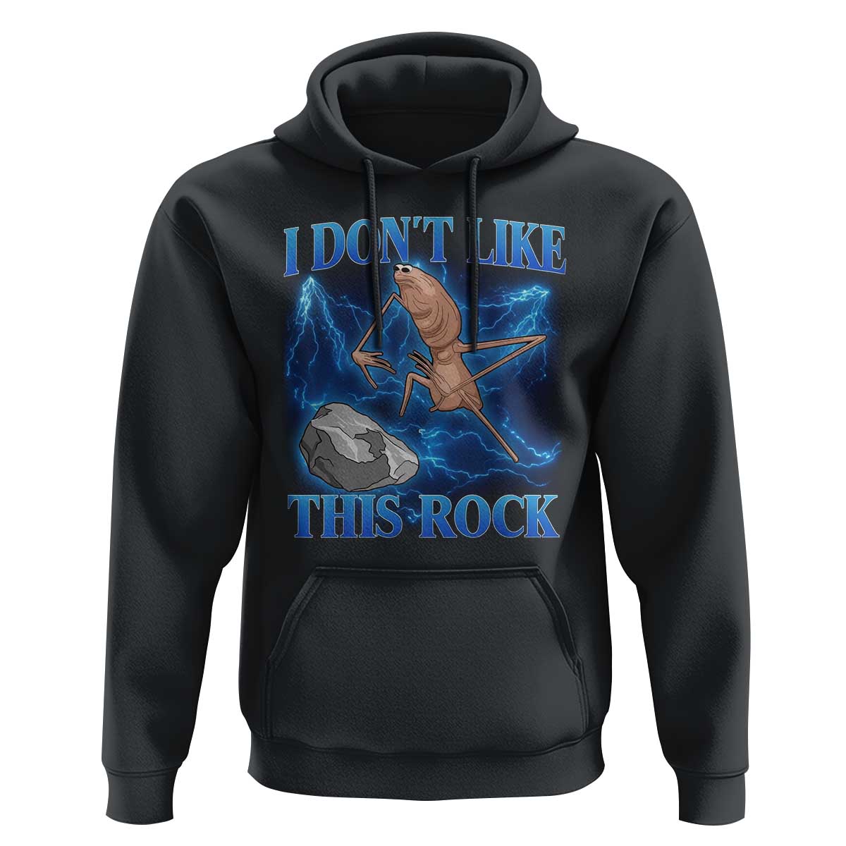 Marcus The Worm Meme Hoodie I Don't Like This Rock Bootleg - Wonder Print Shop