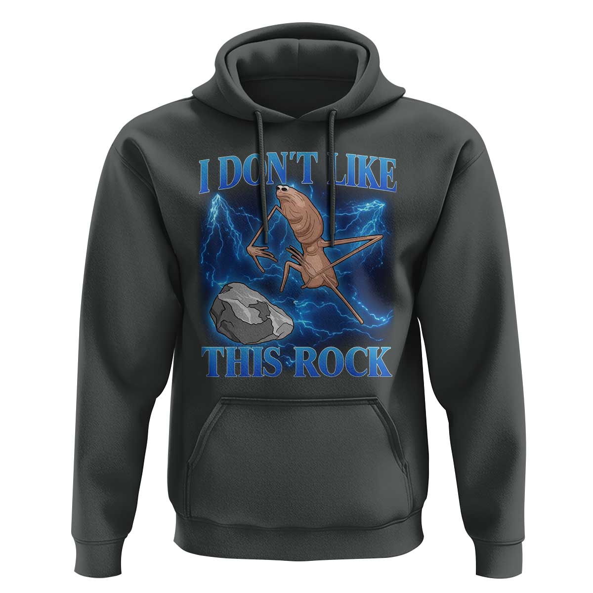 Marcus The Worm Meme Hoodie I Don't Like This Rock Bootleg - Wonder Print Shop