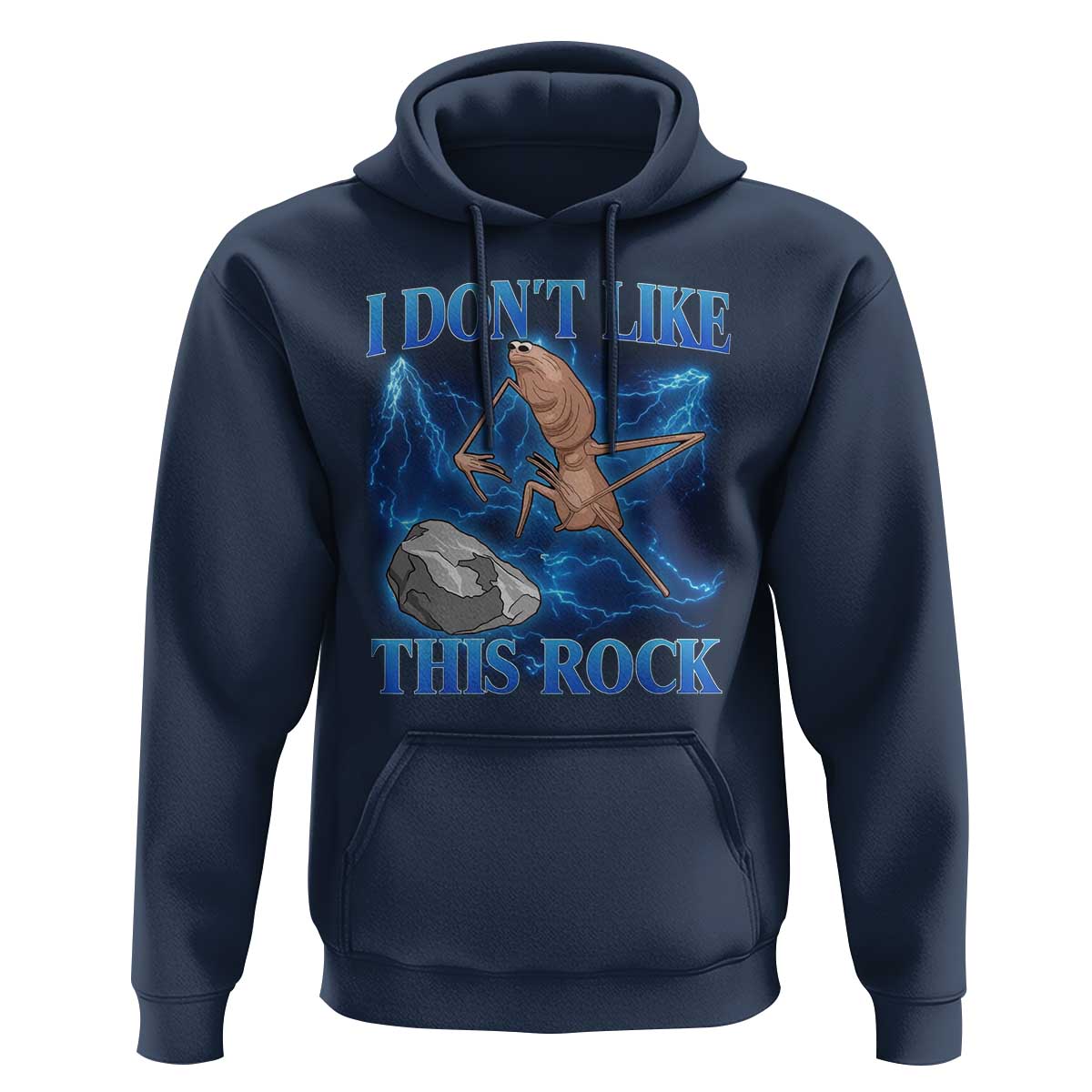 Marcus The Worm Meme Hoodie I Don't Like This Rock Bootleg - Wonder Print Shop