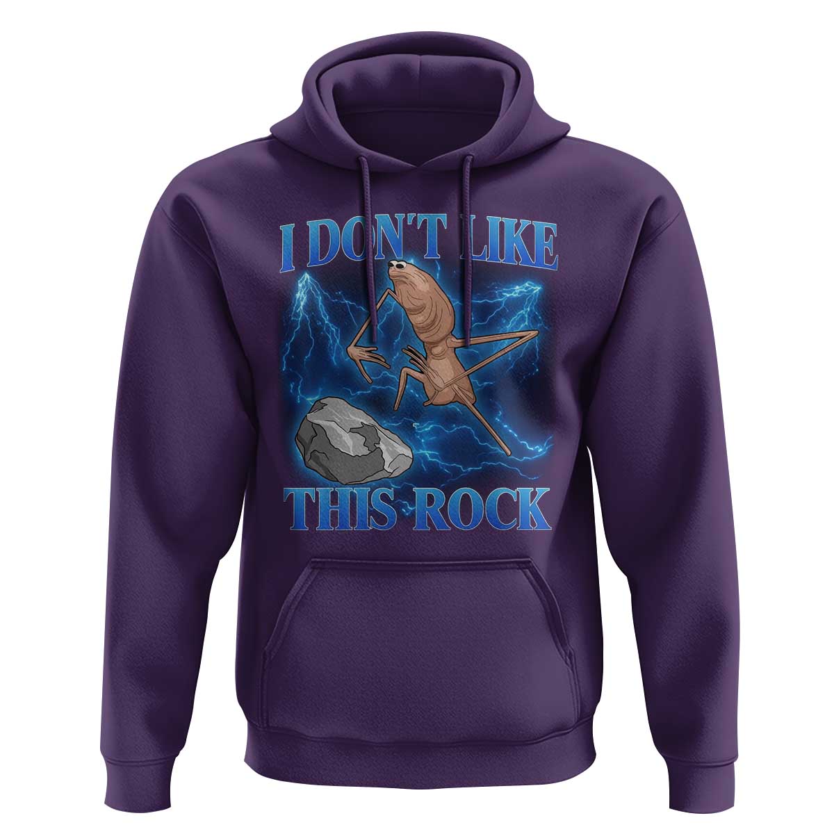 Marcus The Worm Meme Hoodie I Don't Like This Rock Bootleg - Wonder Print Shop