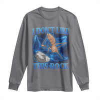 Marcus The Worm Meme Long Sleeve Shirt I Don't Like This Rock Bootleg - Wonder Print Shop