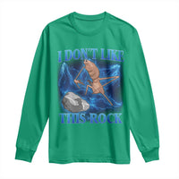 Marcus The Worm Meme Long Sleeve Shirt I Don't Like This Rock Bootleg - Wonder Print Shop