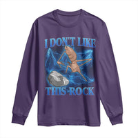 Marcus The Worm Meme Long Sleeve Shirt I Don't Like This Rock Bootleg - Wonder Print Shop