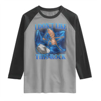 Marcus The Worm Meme Raglan Shirt I Don't Like This Rock Bootleg - Wonder Print Shop