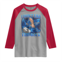 Marcus The Worm Meme Raglan Shirt I Don't Like This Rock Bootleg - Wonder Print Shop