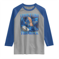 Marcus The Worm Meme Raglan Shirt I Don't Like This Rock Bootleg - Wonder Print Shop