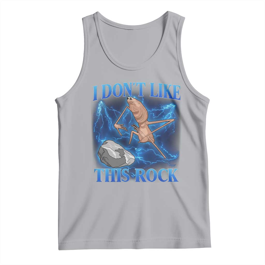 Marcus The Worm Meme Tank Top I Don't Like This Rock Bootleg - Wonder Print Shop