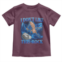 Marcus The Worm Meme Toddler T Shirt I Don't Like This Rock Bootleg - Wonder Print Shop