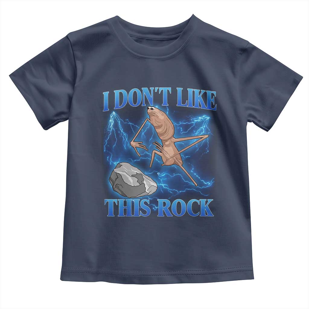 Marcus The Worm Meme Toddler T Shirt I Don't Like This Rock Bootleg - Wonder Print Shop