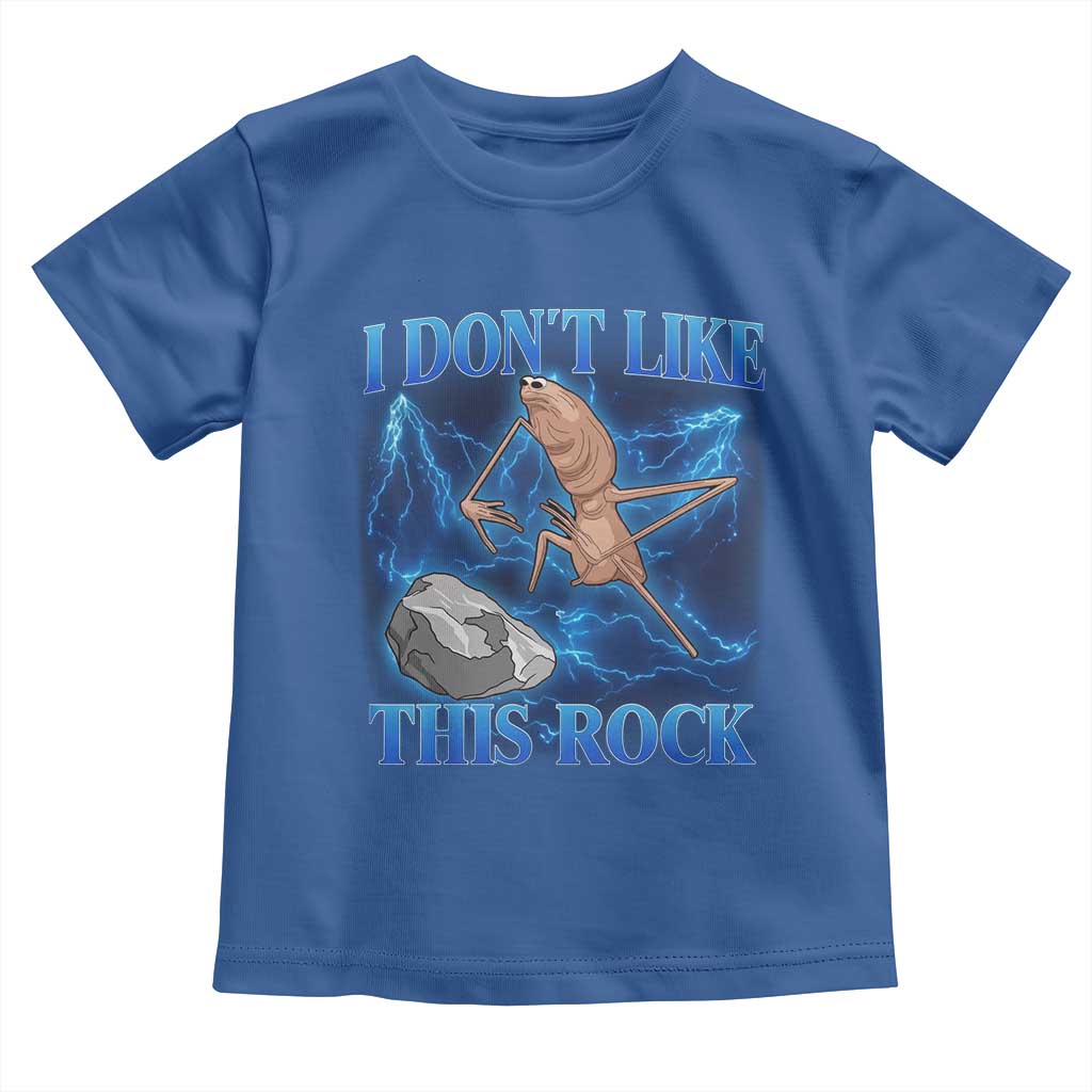 Marcus The Worm Meme Toddler T Shirt I Don't Like This Rock Bootleg - Wonder Print Shop