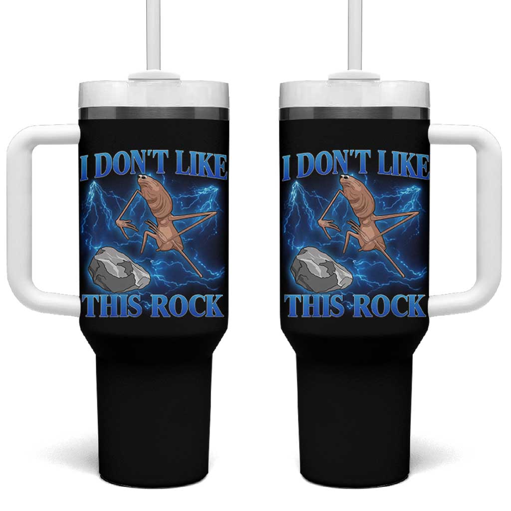 Marcus The Worm Meme Tumbler With Handle I Don't Like This Rock Bootleg - Wonder Print Shop