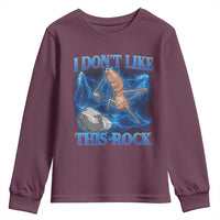 Marcus The Worm Meme Youth Sweatshirt I Don't Like This Rock Bootleg - Wonder Print Shop