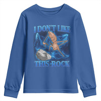 Marcus The Worm Meme Youth Sweatshirt I Don't Like This Rock Bootleg - Wonder Print Shop