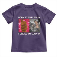 Marcus The Worm Meme Toddler T Shirt Born To Dilly Dally Forced To Lock In Funny Cute Brainrot - Wonder Print Shop