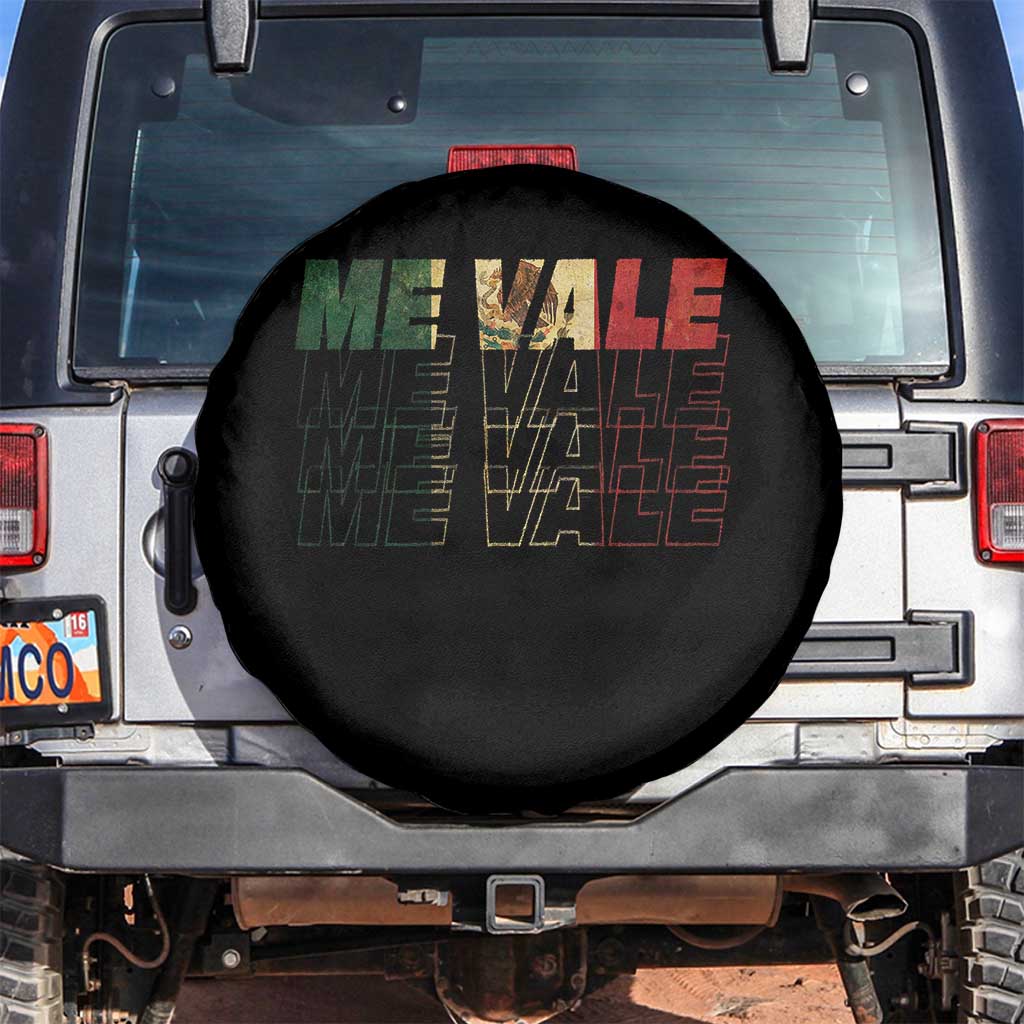 Me Vale Mexican Flag Spare Tire Cover Sarcastic Saying Latino Spanish Slang