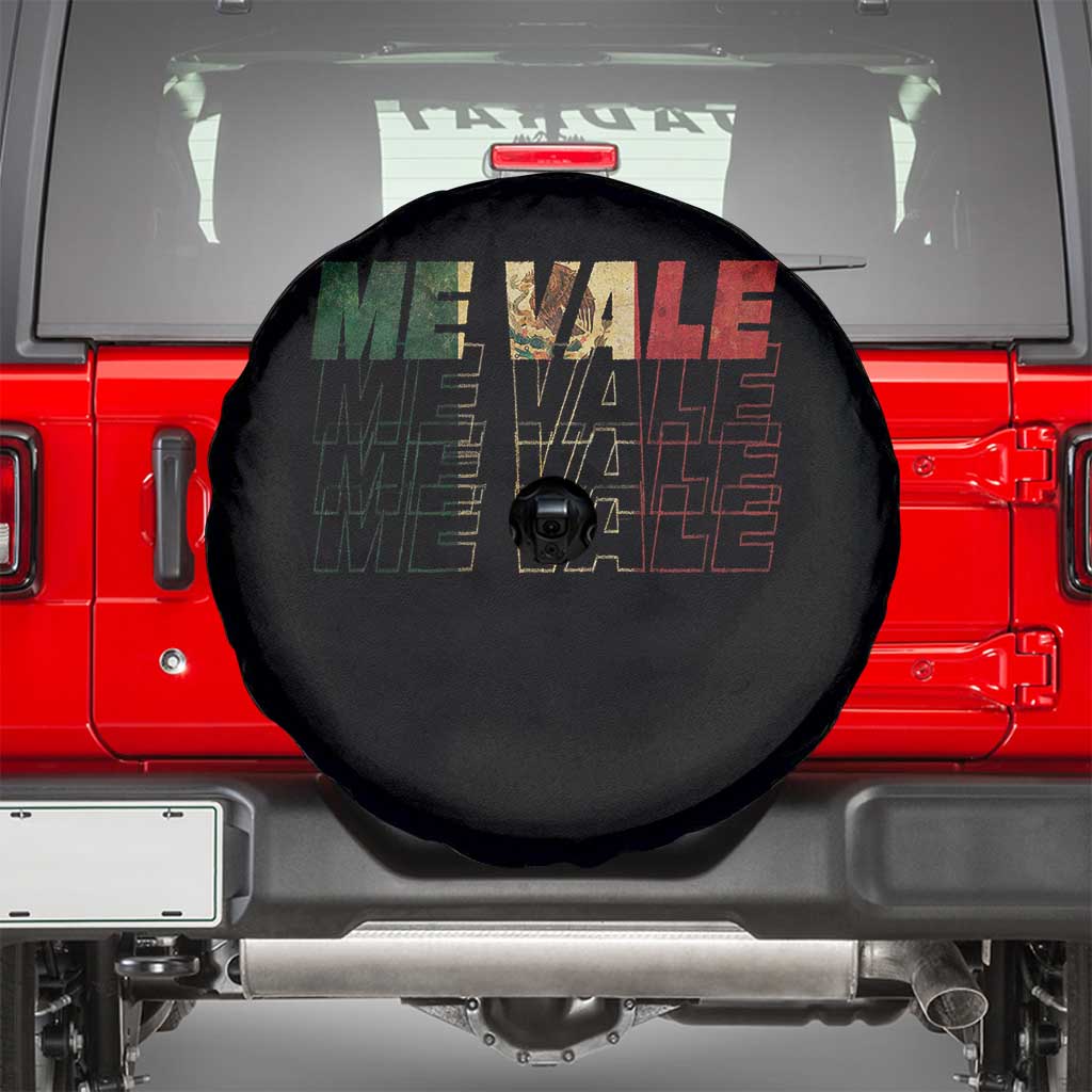Me Vale Mexican Flag Spare Tire Cover Sarcastic Saying Latino Spanish Slang