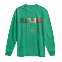 Me Vale Mexican Flag Long Sleeve Shirt Sarcastic Saying Latino Spanish Slang