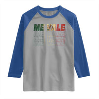 Me Vale Mexican Flag Raglan Shirt Sarcastic Saying Latino Spanish Slang