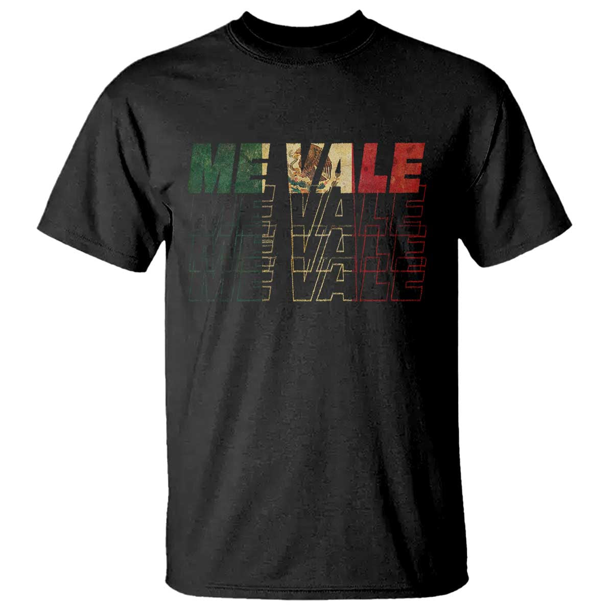 Me Vale Mexican Flag T Shirt Sarcastic Saying Latino Spanish Slang