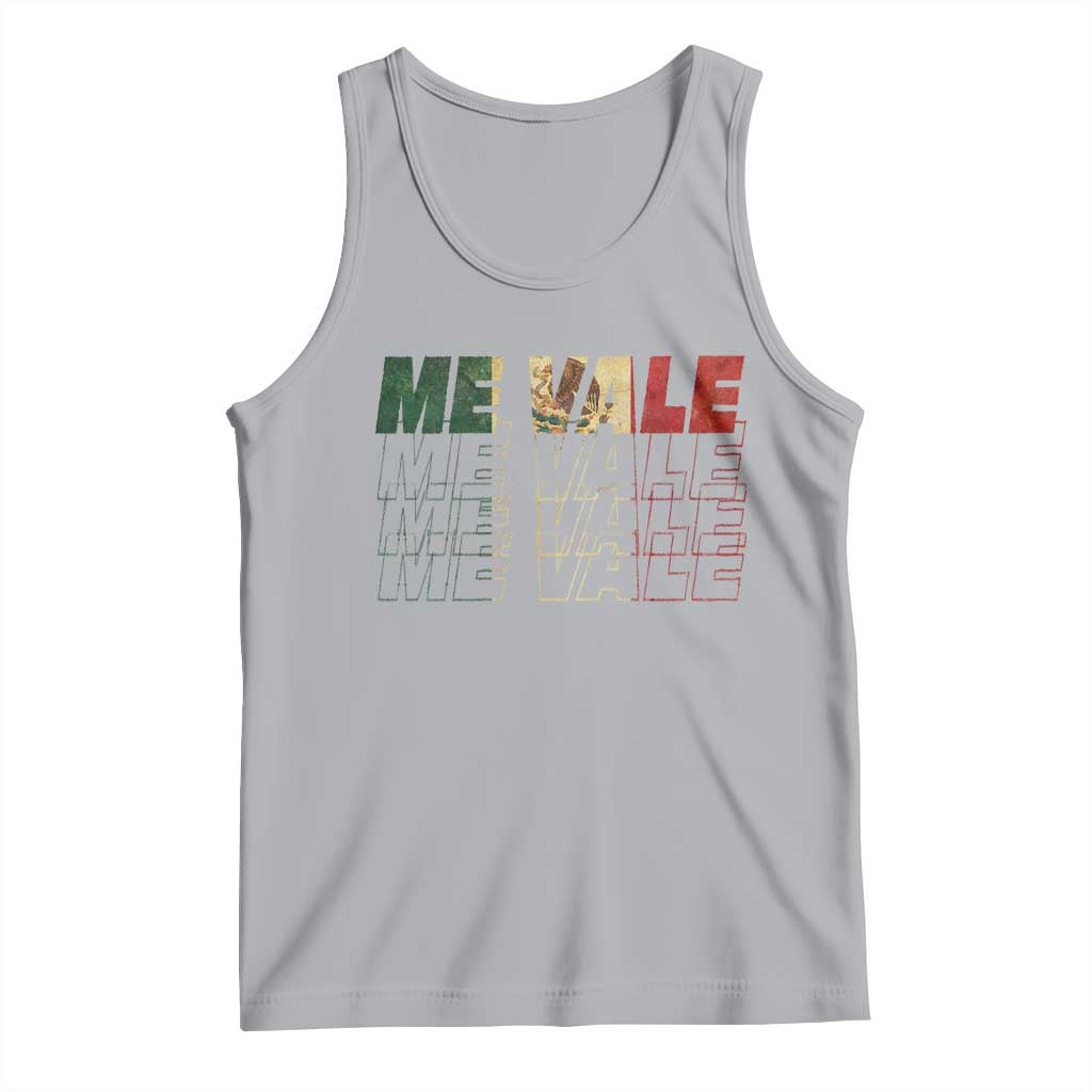 Me Vale Mexican Flag Tank Top Sarcastic Saying Latino Spanish Slang