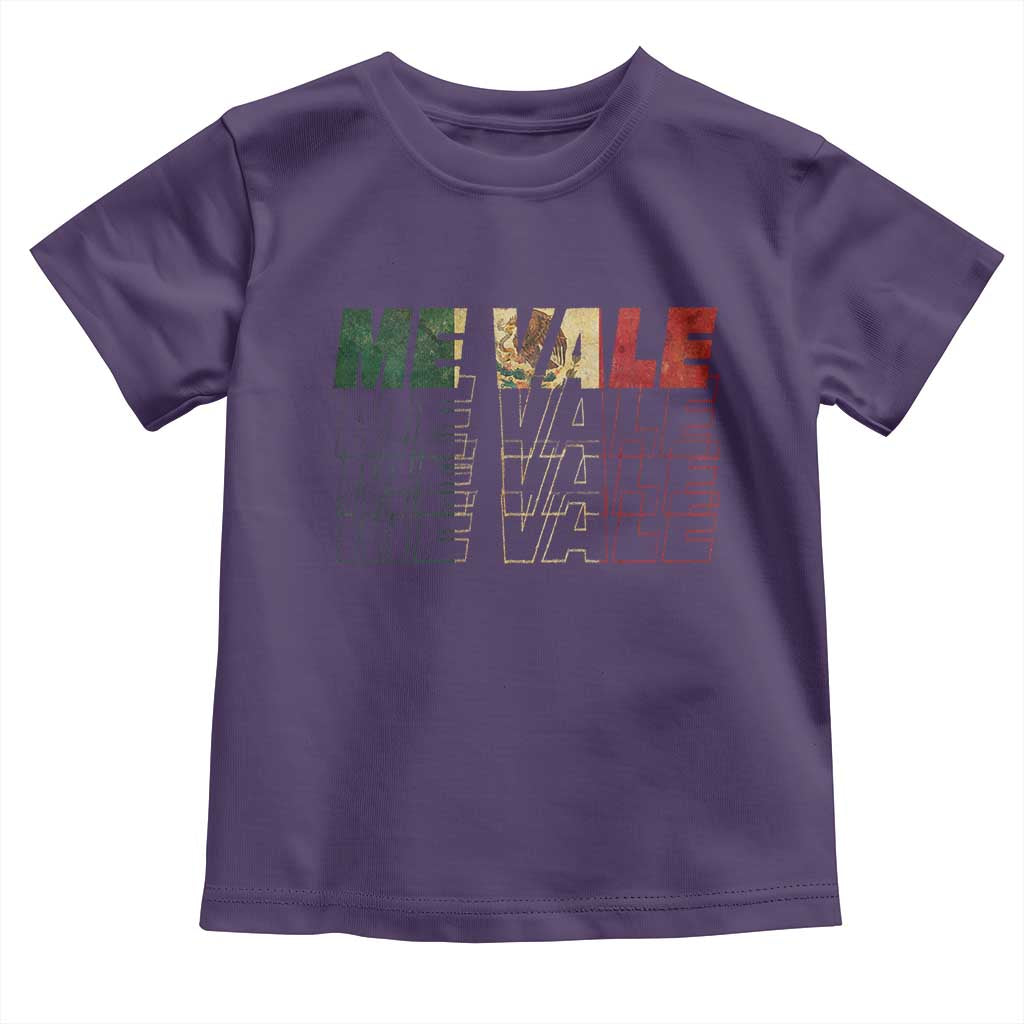 Me Vale Mexican Flag Toddler T Shirt Sarcastic Saying Latino Spanish Slang