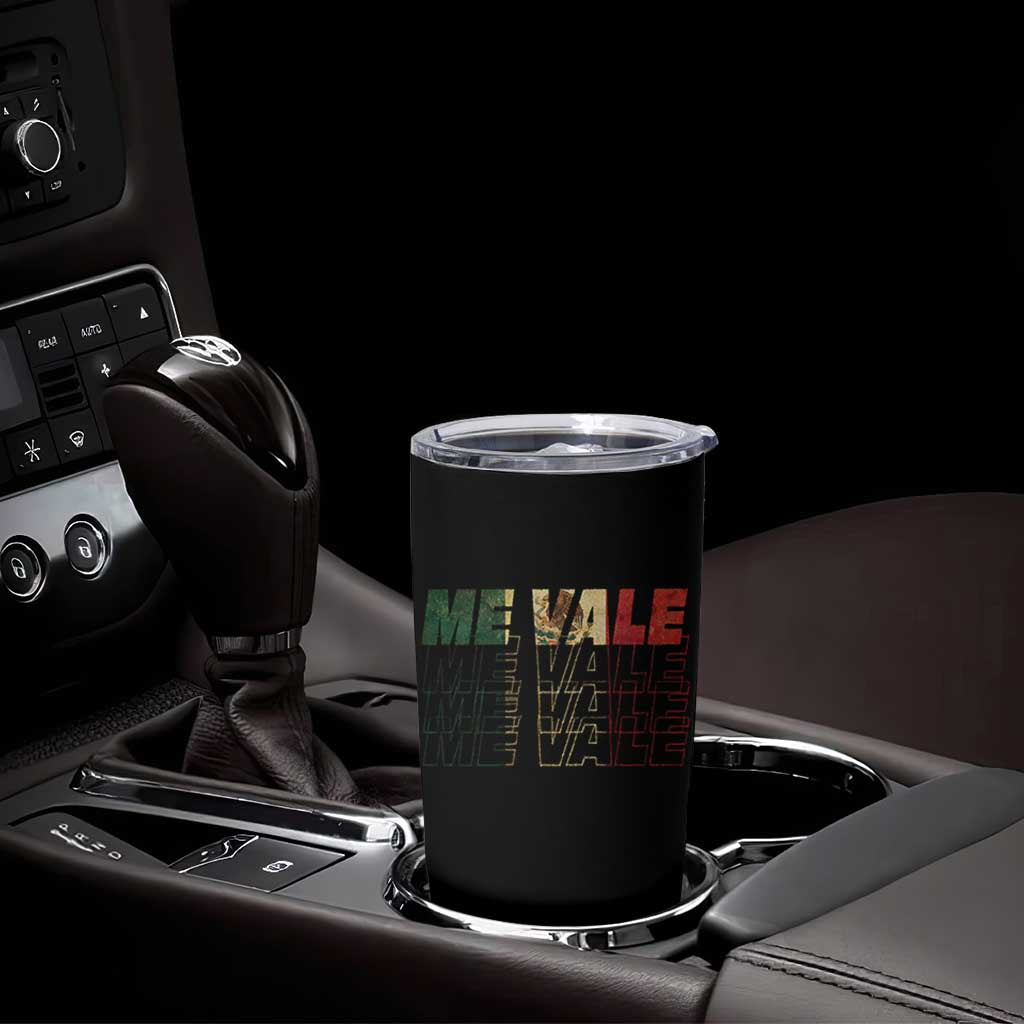 Me Vale Mexican Flag Tumbler Cup Sarcastic Saying Latino Spanish Slang