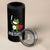 Resist Frog With Sword 4 in 1 Can Cooler Tumbler No Kings Portland Protest - Wonder Print Shop