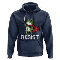 Resist Frog With Sword Hoodie No Kings Portland Protest - Wonder Print Shop