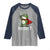 Resist Frog With Sword Raglan Shirt No Kings Portland Protest - Wonder Print Shop