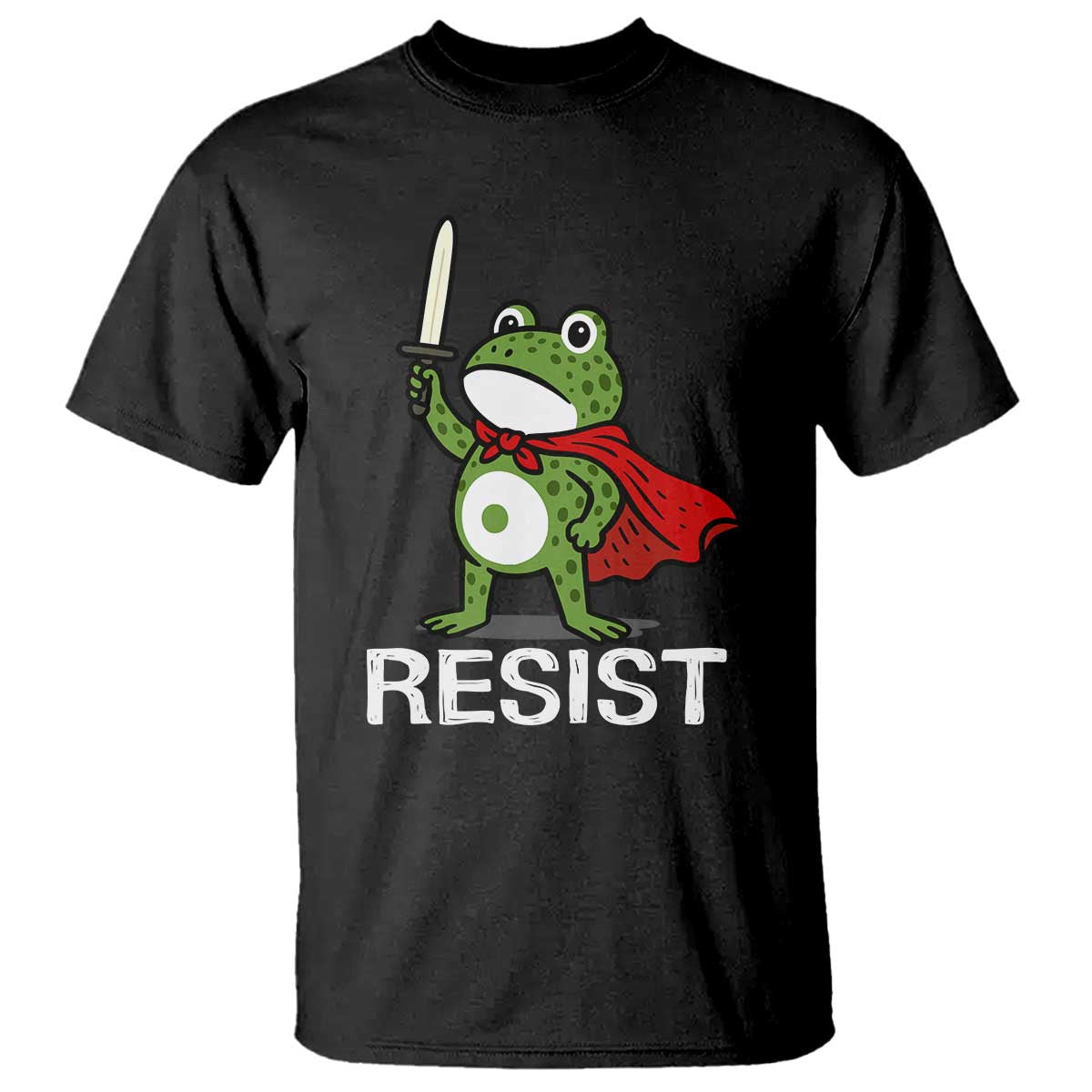 Resist Frog With Sword T Shirt No Kings Portland Protest - Wonder Print Shop
