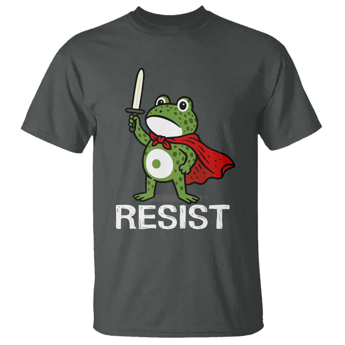 Resist Frog With Sword T Shirt No Kings Portland Protest - Wonder Print Shop